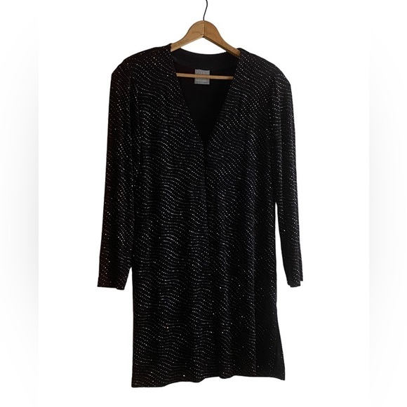 Rabbit Rabbit Rabbit Sparkly Black Jacket Size 12 - Picture 1 of 5